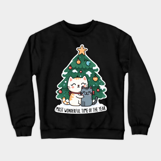 Most Wonderful Time Of The Year Crewneck Sweatshirt by Plushism